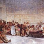 Ancient Egyptian Concert - Hand Painted Oil Painting On Canvas