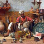 Pottery And Ceramic Maker And Decorator - Hand Painted Oil Paintings On Canvas