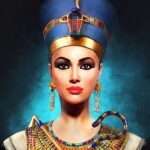 Nefertiti The Beautiful Queen – Hand Painted Oil Paintings On Canvas