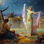 Arabian Nights With The Music – Hand Painted Oil Paintings On Canvas