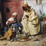 The Cobbler – Hand Painted Oil Paintings On Canvas