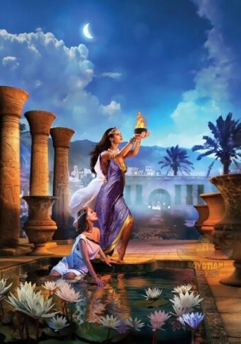 Daughters Of The Nile - Hand Painted Oil Painting On Canvas