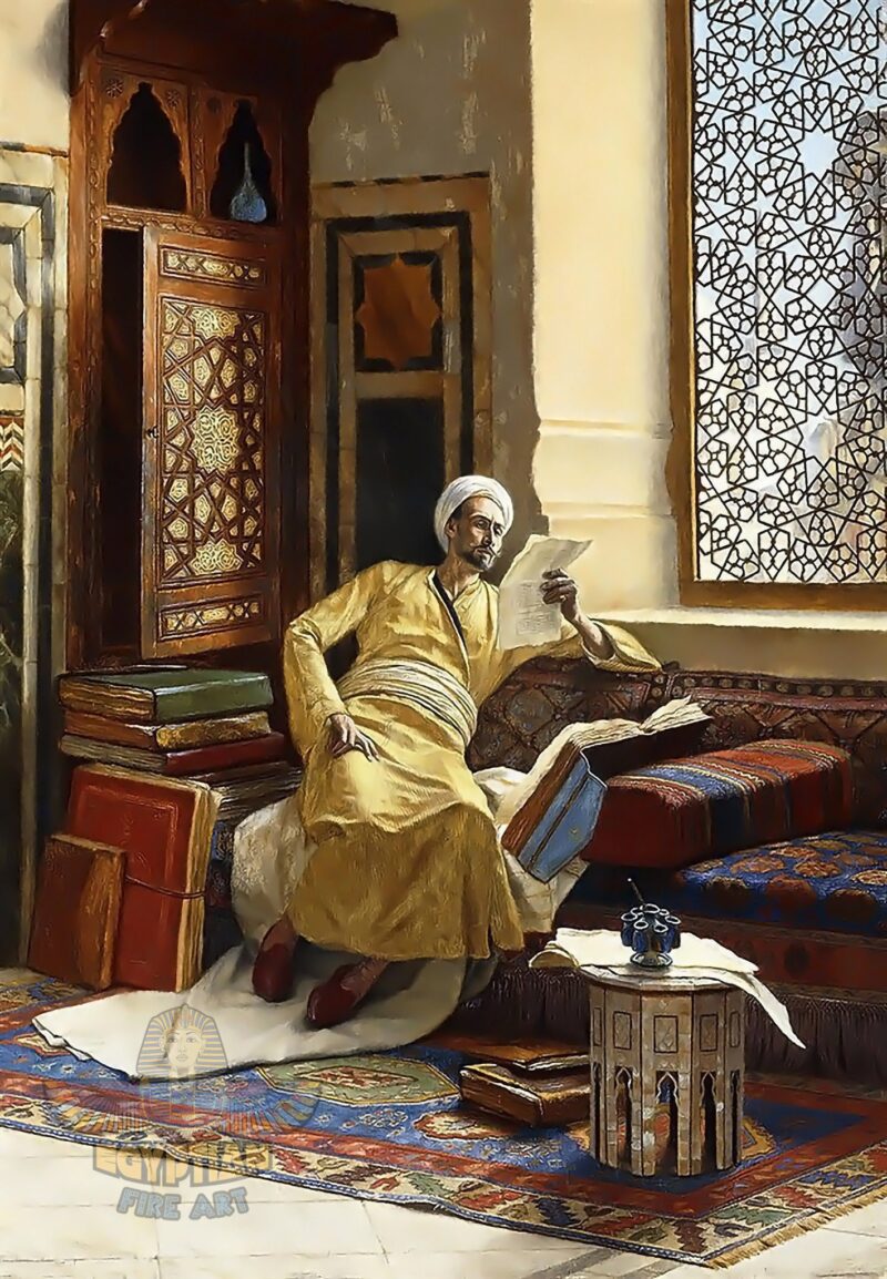 The Scholar - Hand Painted Oil Paintings On Canvas
