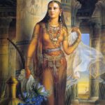 Cleopatra Queen Of Egypt – Hand Painted Oil Painting On Canvas