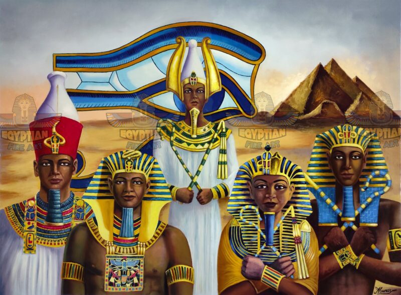 The Black African Egyptian Kings And Osiris - Kings Of Egypt And Osiris The God